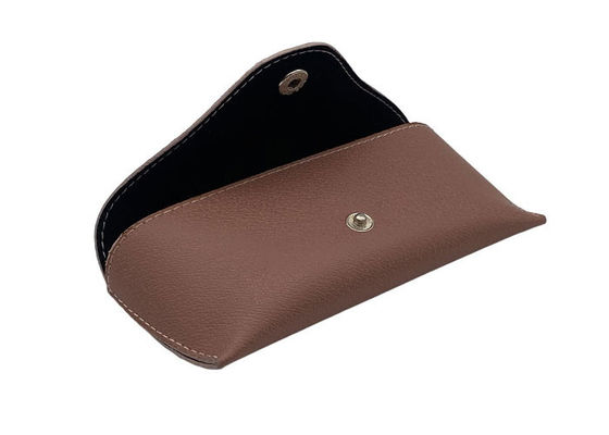 ODM Pink Hard Leather Eyeglass Case 178x74x35mm