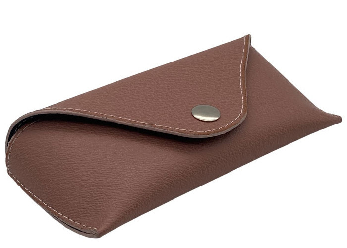 ODM Pink Hard Leather Eyeglass Case 178x74x35mm